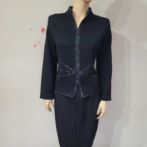 ST JOHN EVENING SKIRT SUIT